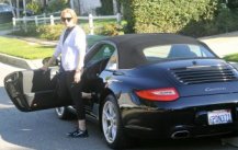 Lindsay Lohan in Her Celebrity Cars