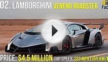 15 Most Expensive Cars in 2015 Maybach Exelero 8 Million