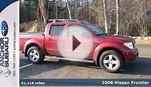 2006 Nissan Frontier Providence RI North Smithfield, RI #