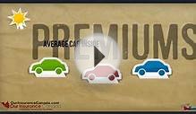 Average Car Insurance Premiums in Canada
