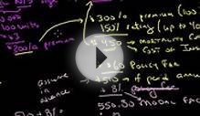 Calculation of Insurance Premiums