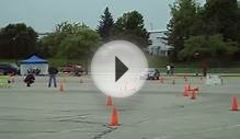 Fox Body Mustang on Autocross Course.