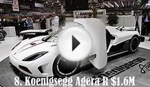 World Top 10 Most Expensive Cars For Millionaires